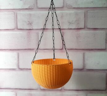 13 cm Hanging Bowl Pot  Hook  Peach
