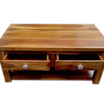 Exclusive Solid Rosewood (Sheesham) Coffee Table with Drawers