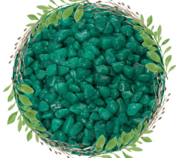 Green Color Decorative Stone/pebbles for Garden/Lawn/Aquarium Decoration 1Kg