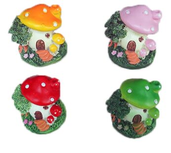 Mini Mushroom House – Miniature Garden Toy – 1 Pc